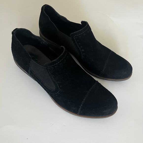 Korks Kork-Ease 'Gertrude' Women's 7.5M Black Suede Slip On Comfort Shoe - Picture 3 of 7